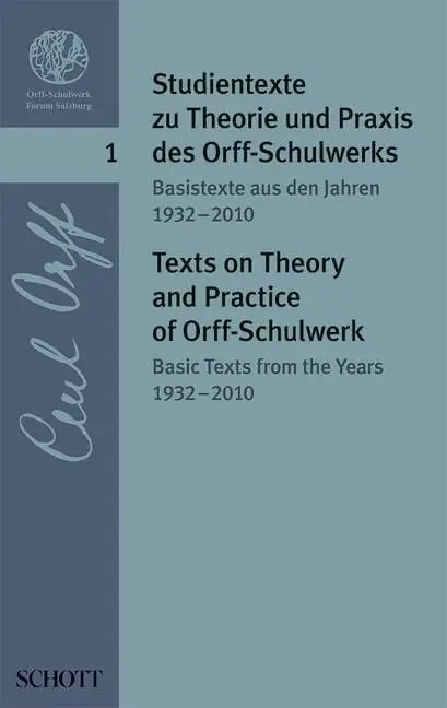 Cover: 9783795707569 | Texts on Theory and Practise of Orff-Schulwerk 1 | Barbara Haselbach