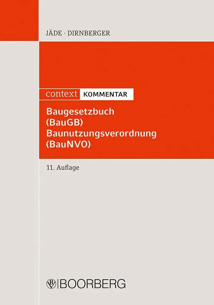 Cover: 9783415077669 | Baugesetzbuch, Baunutzungsverordnung | Kommentar | Jäde | Taschenbuch