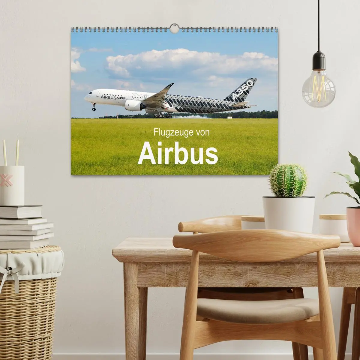 Bild: 9783457587669 | Flugzeuge von Airbus (Wandkalender 2026 DIN A3 quer), CALVENDO...
