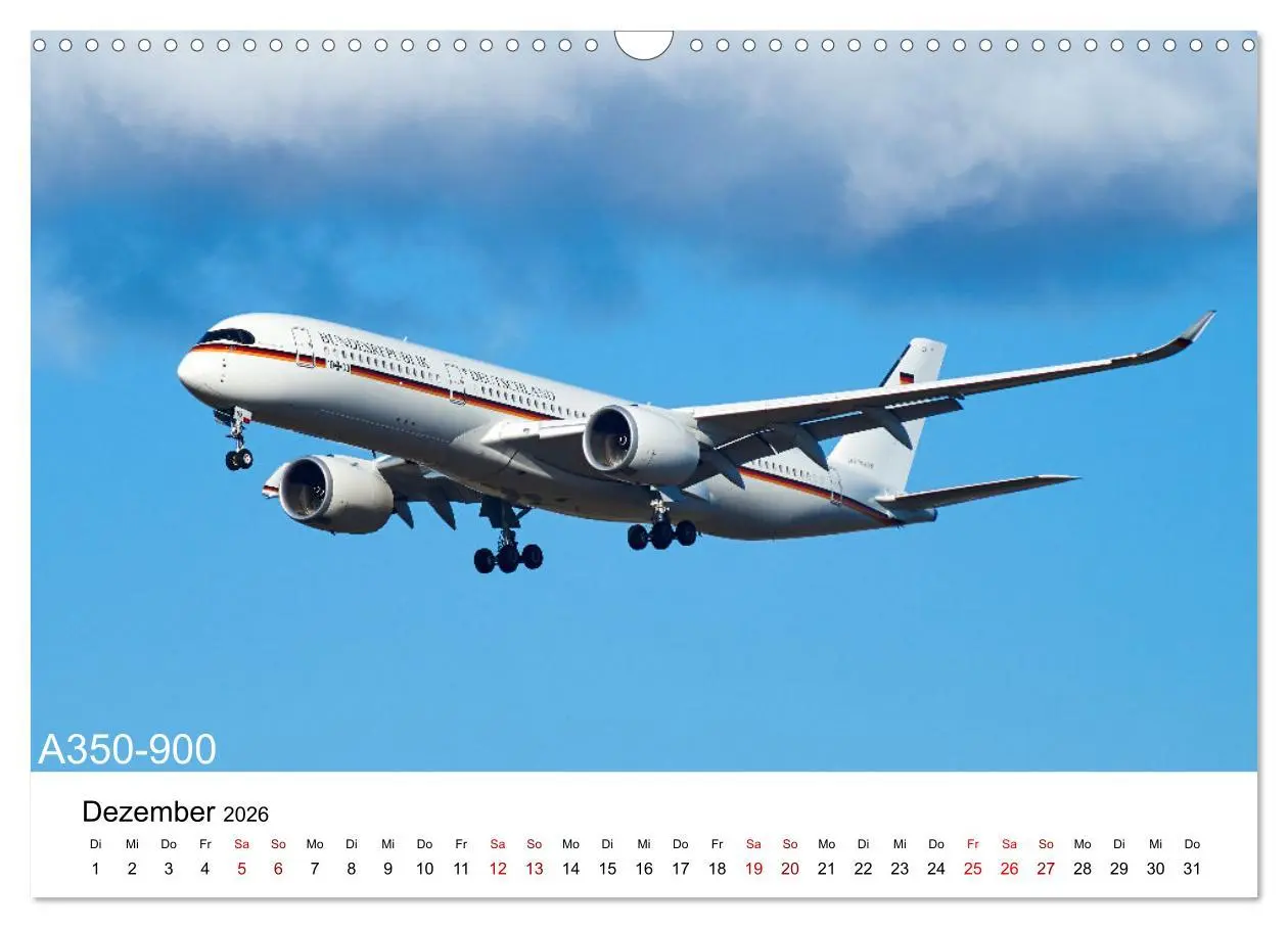 Bild: 9783457587669 | Flugzeuge von Airbus (Wandkalender 2026 DIN A3 quer), CALVENDO...