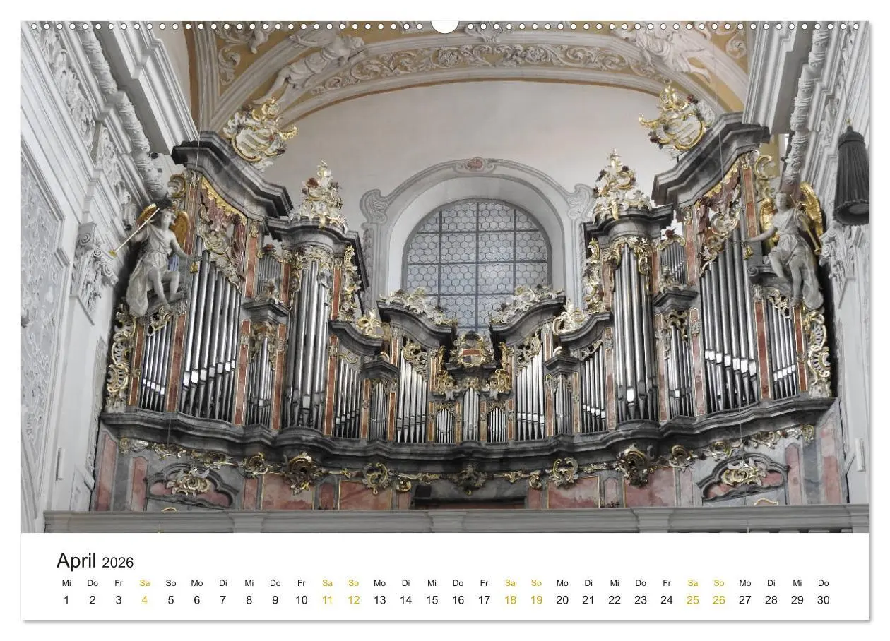 Bild: 9783457727669 | Fantastische Welt der Orgeln (Wandkalender 2026 DIN A2 quer),...