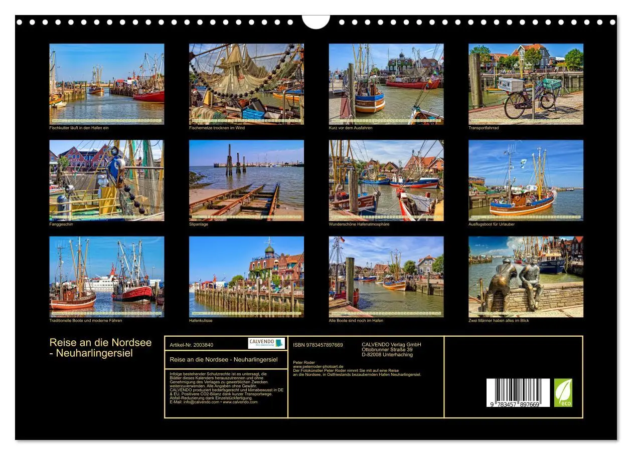 Bild: 9783457897669 | Reise an die Nordsee - Neuharlingersiel (Wandkalender 2026 DIN A3...