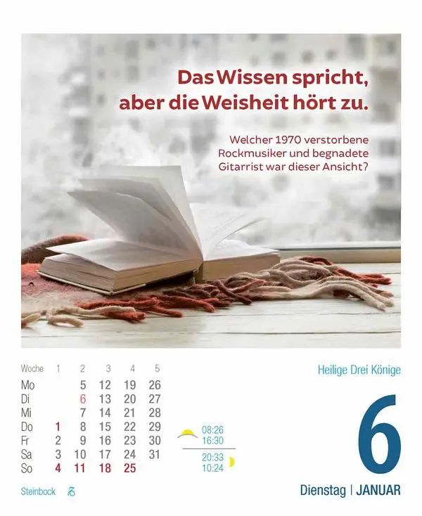 Bild: 9783731887669 | Lebensweisheiten 2026 | Verlag Korsch | Kalender | 328 S. | Deutsch