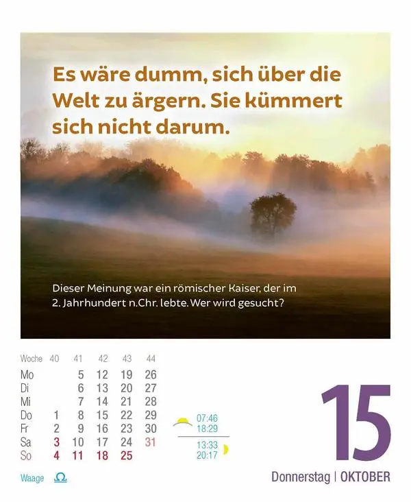 Bild: 9783731887669 | Lebensweisheiten 2026 | Verlag Korsch | Kalender | 328 S. | Deutsch