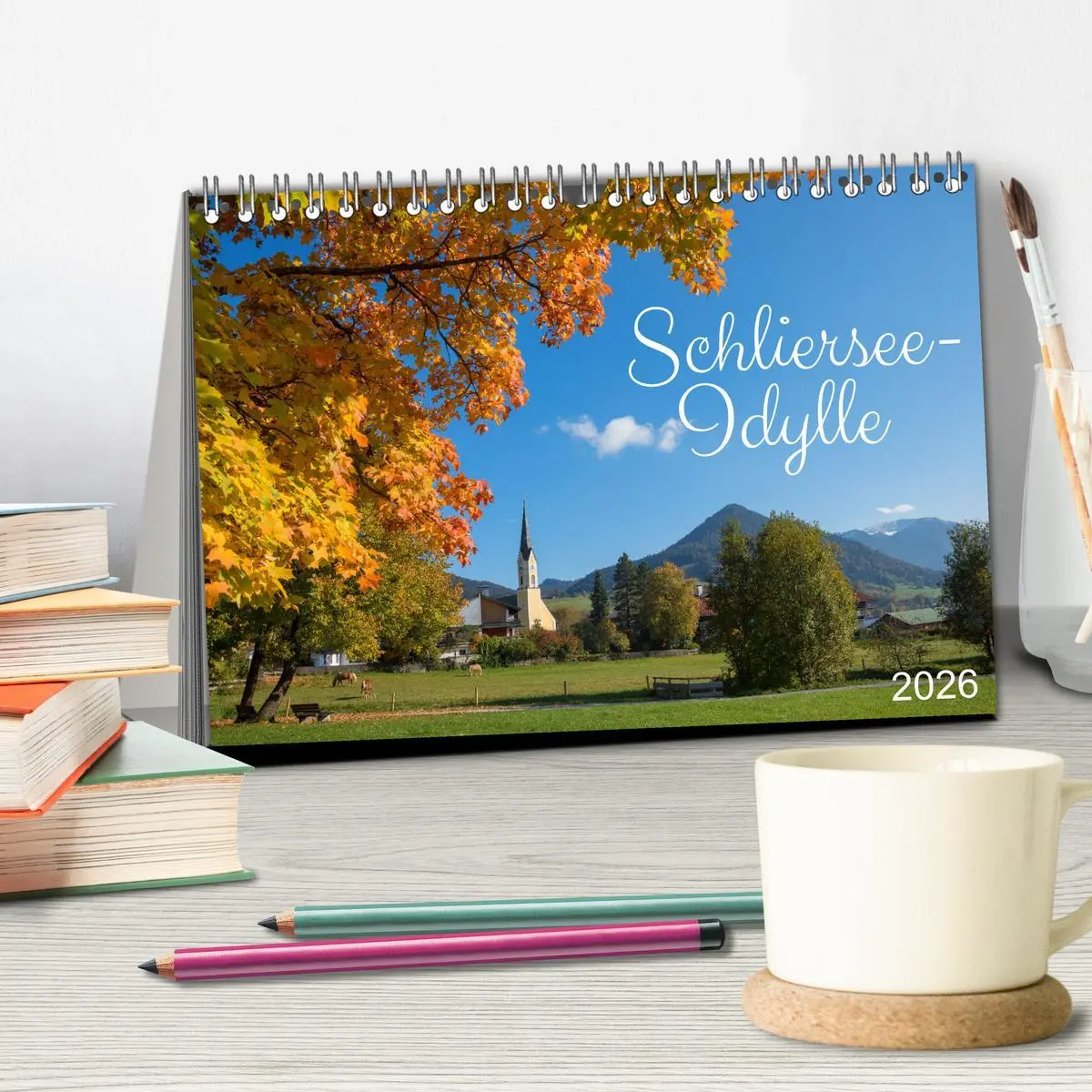 Bild: 9783457267769 | Schliersee-Idylle (Tischkalender 2026 DIN A5 quer), CALVENDO...
