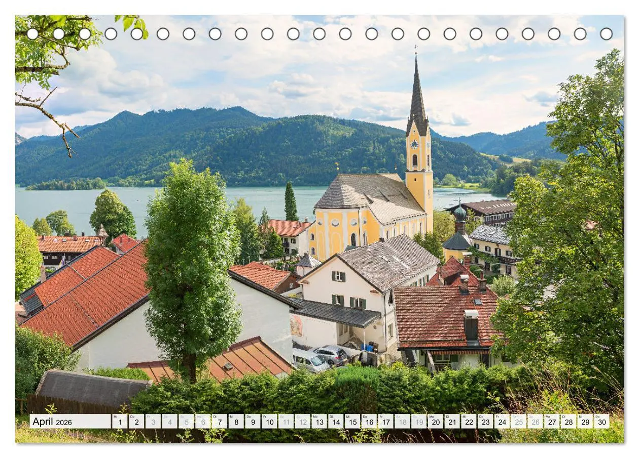 Bild: 9783457267769 | Schliersee-Idylle (Tischkalender 2026 DIN A5 quer), CALVENDO...