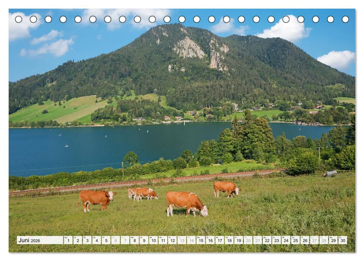 Bild: 9783457267769 | Schliersee-Idylle (Tischkalender 2026 DIN A5 quer), CALVENDO...