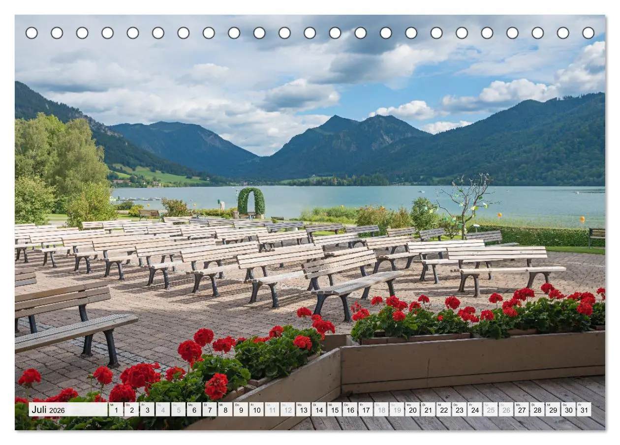 Bild: 9783457267769 | Schliersee-Idylle (Tischkalender 2026 DIN A5 quer), CALVENDO...
