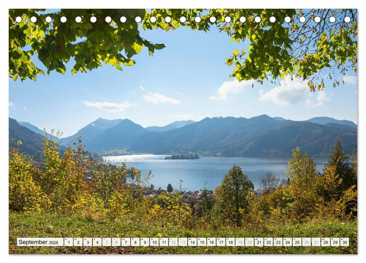Bild: 9783457267769 | Schliersee-Idylle (Tischkalender 2026 DIN A5 quer), CALVENDO...