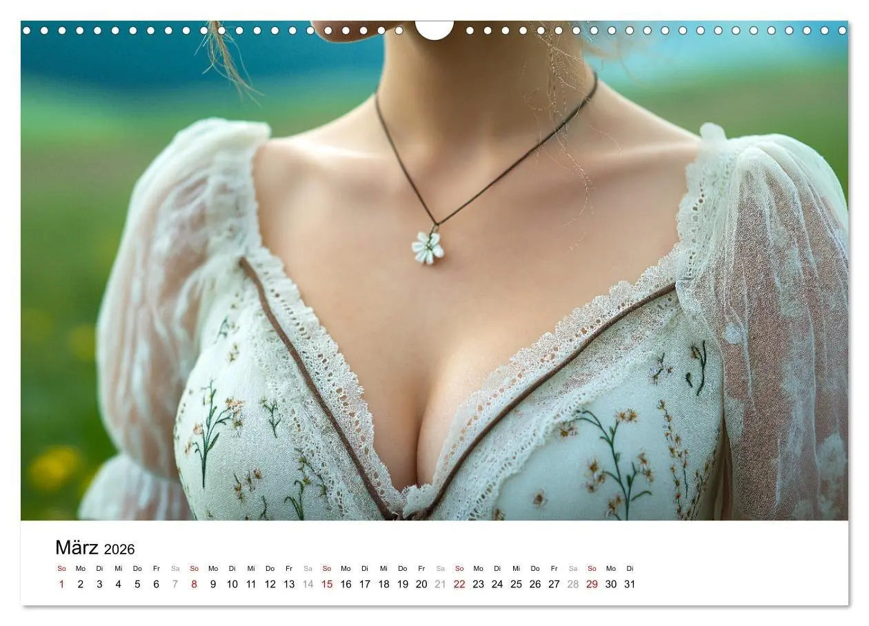 Bild: 9783457337769 | Dirndl Dekollete Kalender - Traditionelle Tracht und bayerische...