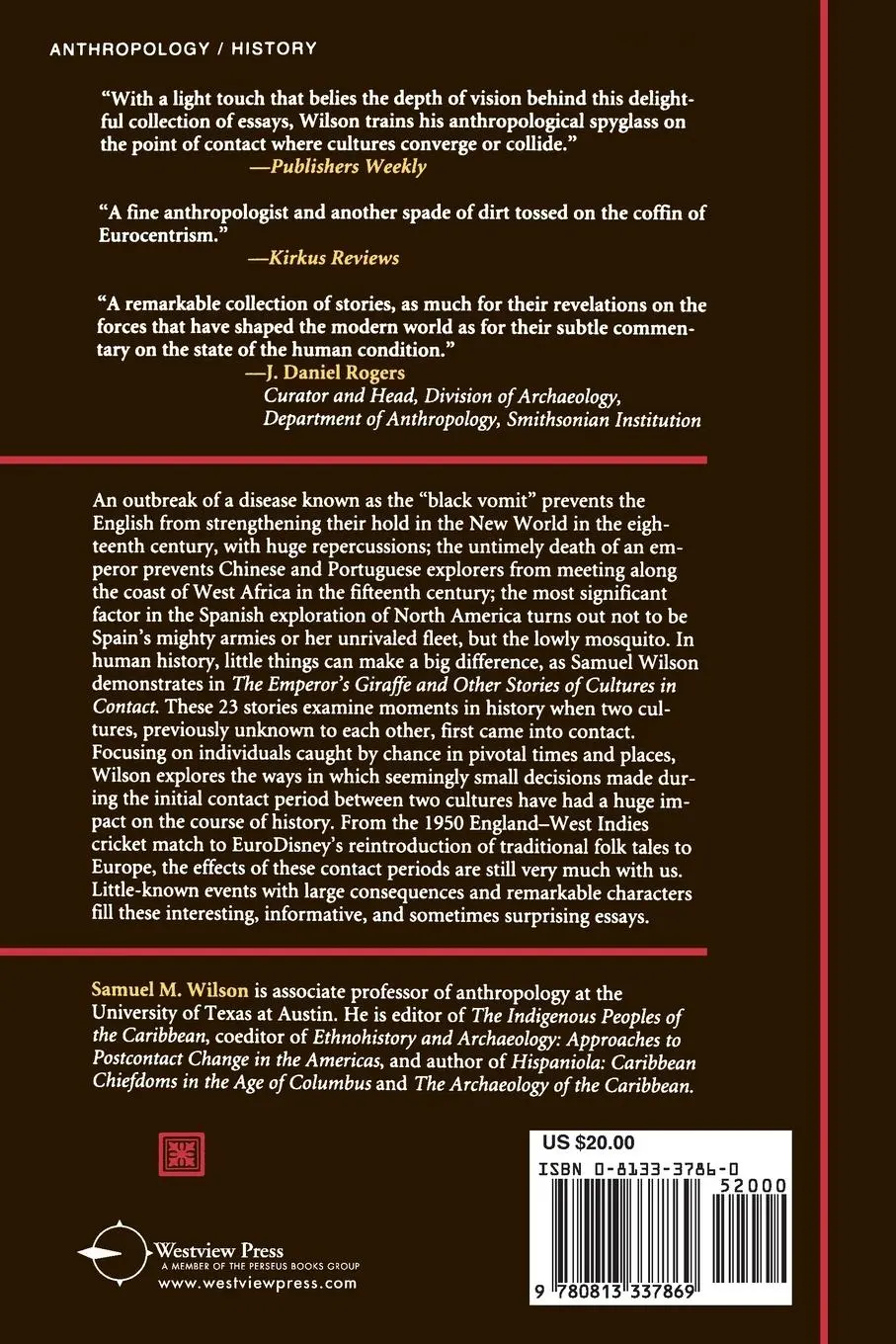 Rückseite: 9780813337869 | The Emperor's Giraffe | And Other Stories of Cultures in Contact