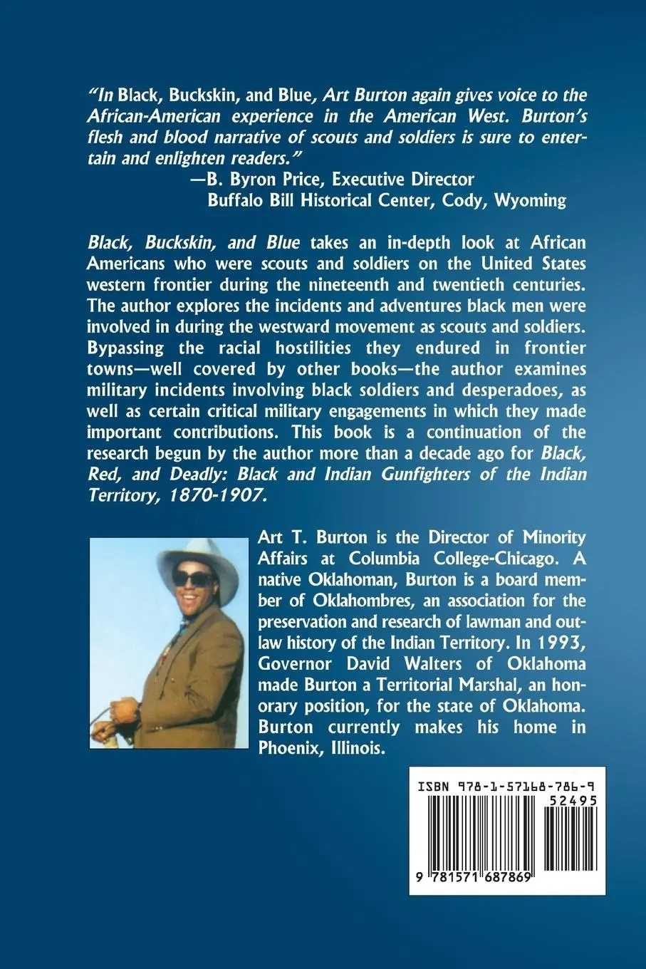 Rückseite: 9781571687869 | Black, Buckskin, and Blue | Art T. Burton | Taschenbuch | Englisch