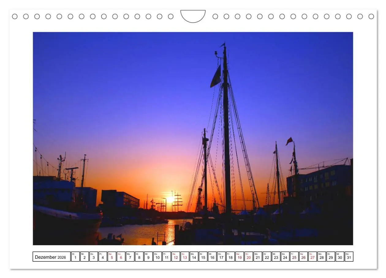 Bild: 9783516037869 | Windjammer - Bremerhaven (Wandkalender 2026 DIN A4 quer), CALVENDO...