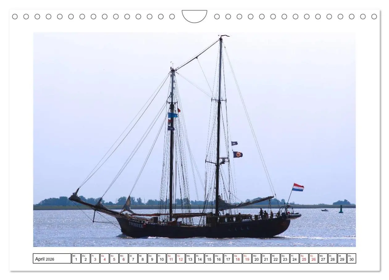 Bild: 9783516037869 | Windjammer - Bremerhaven (Wandkalender 2026 DIN A4 quer), CALVENDO...