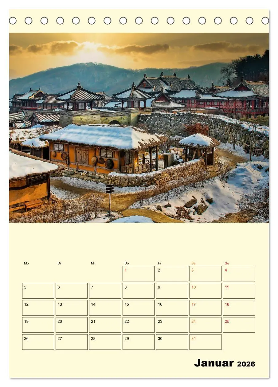 Bild: 9783516347869 | Südkorea - Tradition und Hightech (Tischkalender 2026 DIN A5 hoch),...