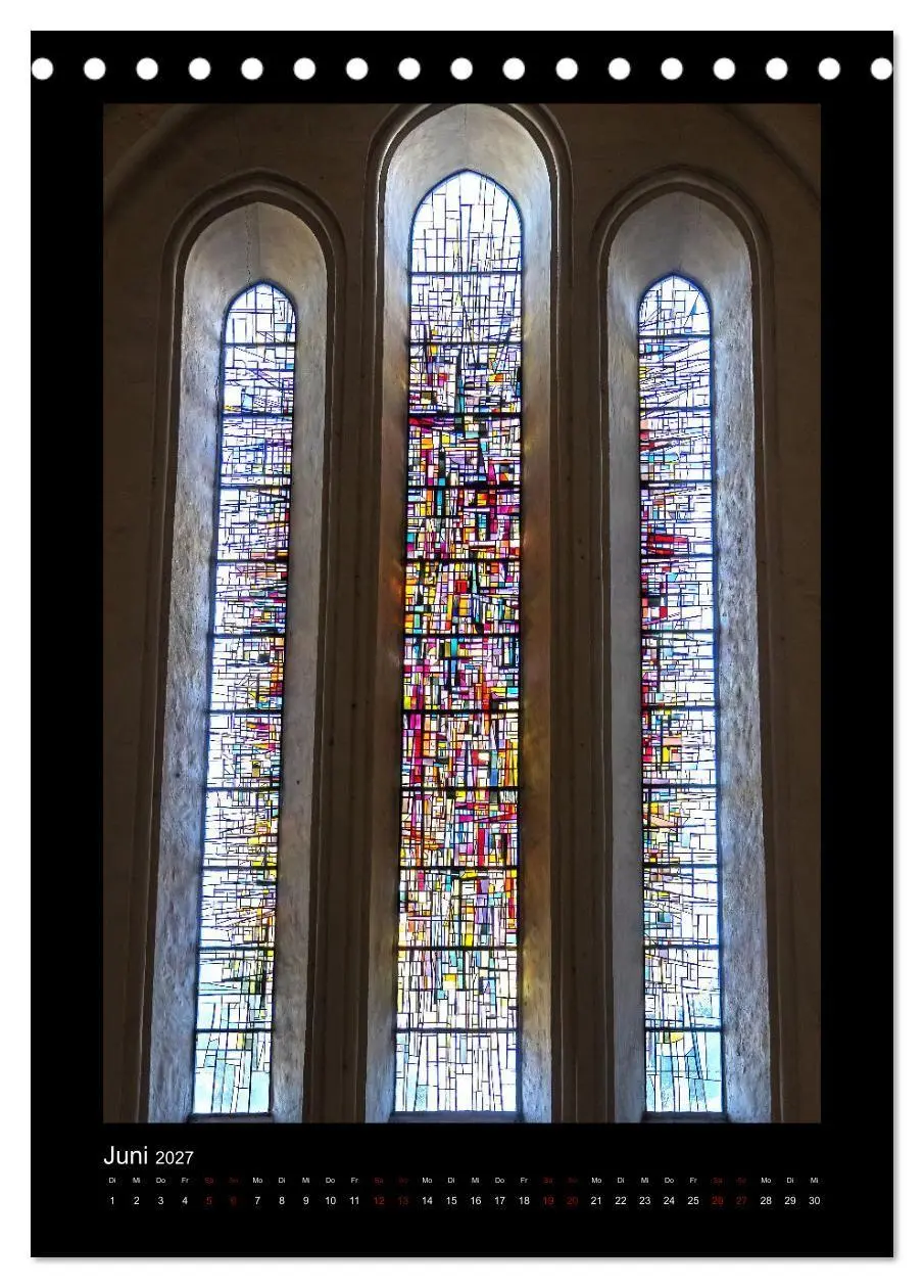Bild: 9783569507869 | Kirchenfenster - Sakrale Glaskunst (Tischkalender 2027 DIN A5...