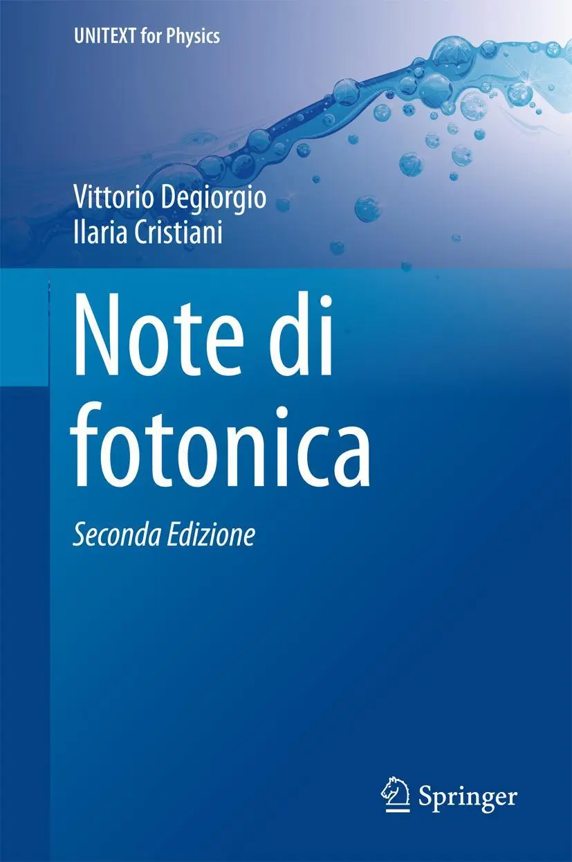 Cover: 9788847057869 | Note di fotonica | Ilaria Cristiani (u. a.) | Buch | xii | Italienisch