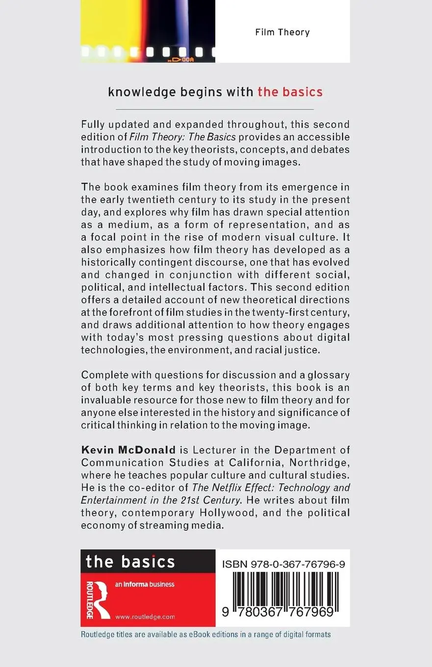 Rückseite: 9780367767969 | Film Theory: The Basics | Kevin Mcdonald | Taschenbuch | Englisch