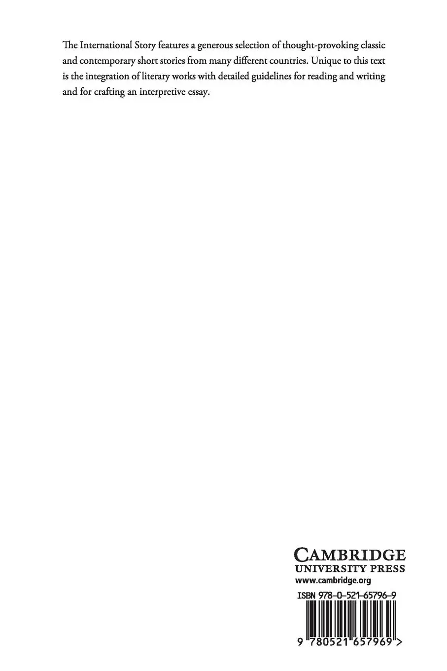 Rückseite: 9780521657969 | Instructor's Manual to Accompany The International Story | Ruth Spack