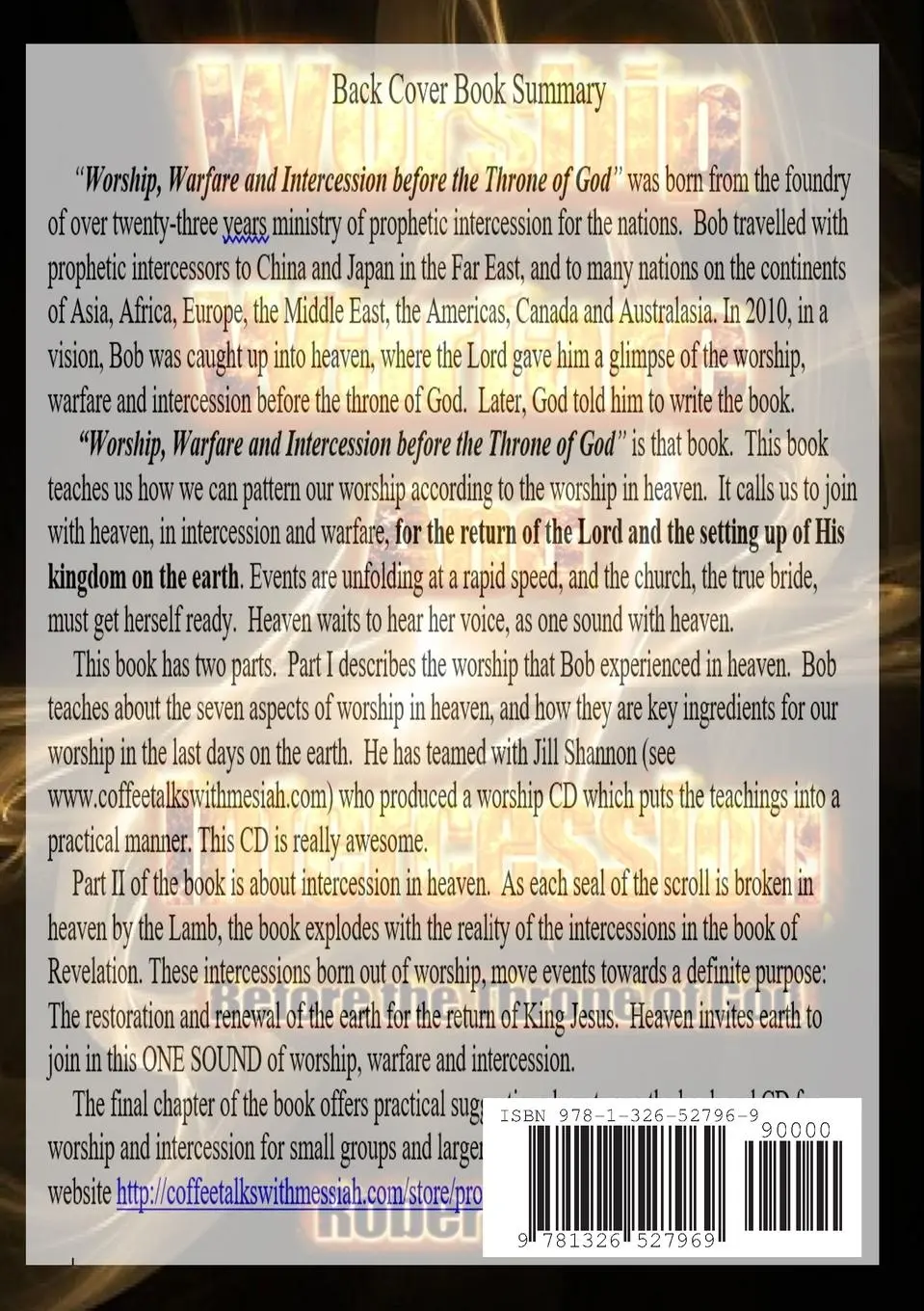 Rückseite: 9781326527969 | Worship, Warfare and Intercession before the throne of God | Misst