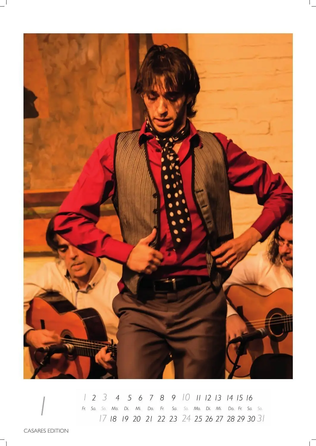 Bild: 9781835247969 | Flamenco color Kalender 2027 - Wandkalender Fotokalender...