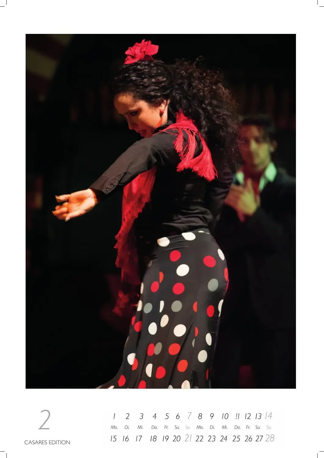 Bild: 9781835247969 | Flamenco color Kalender 2027 - Wandkalender Fotokalender...