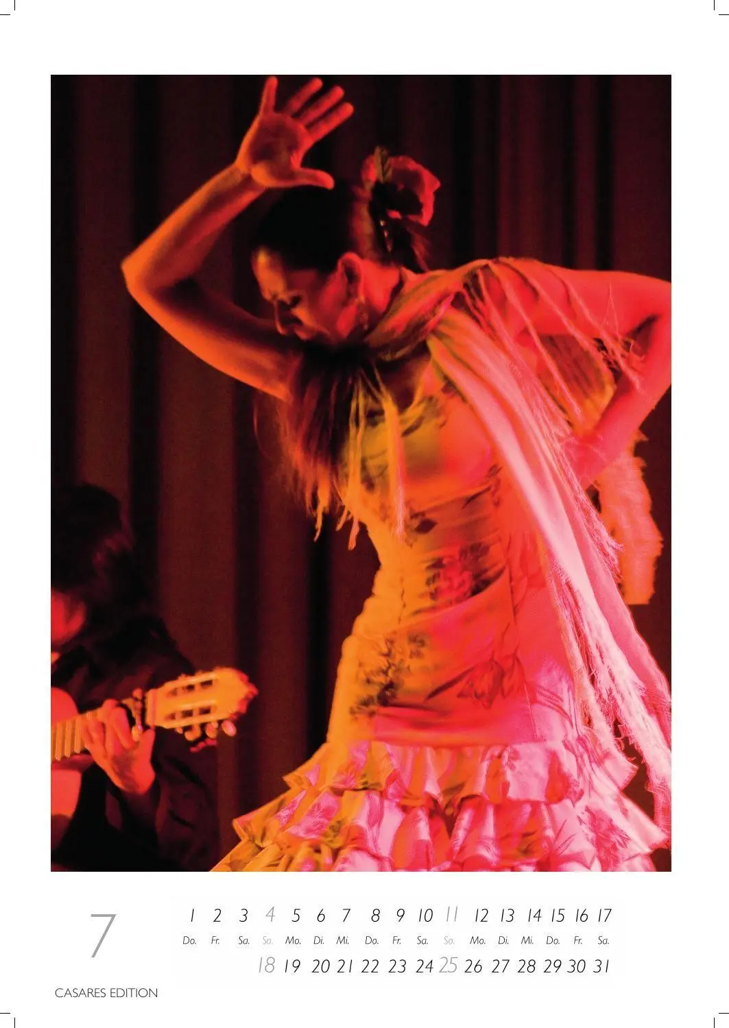 Bild: 9781835247969 | Flamenco color Kalender 2027 - Wandkalender Fotokalender...