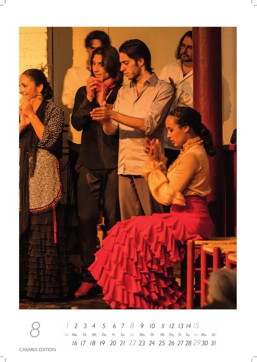 Bild: 9781835247969 | Flamenco color Kalender 2027 - Wandkalender Fotokalender...