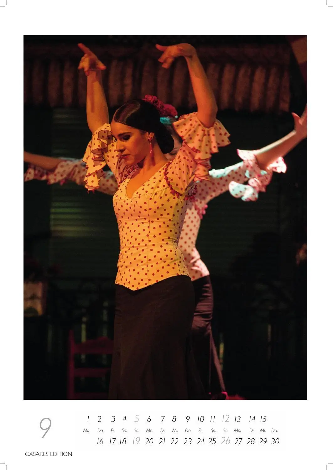 Bild: 9781835247969 | Flamenco color Kalender 2027 - Wandkalender Fotokalender...