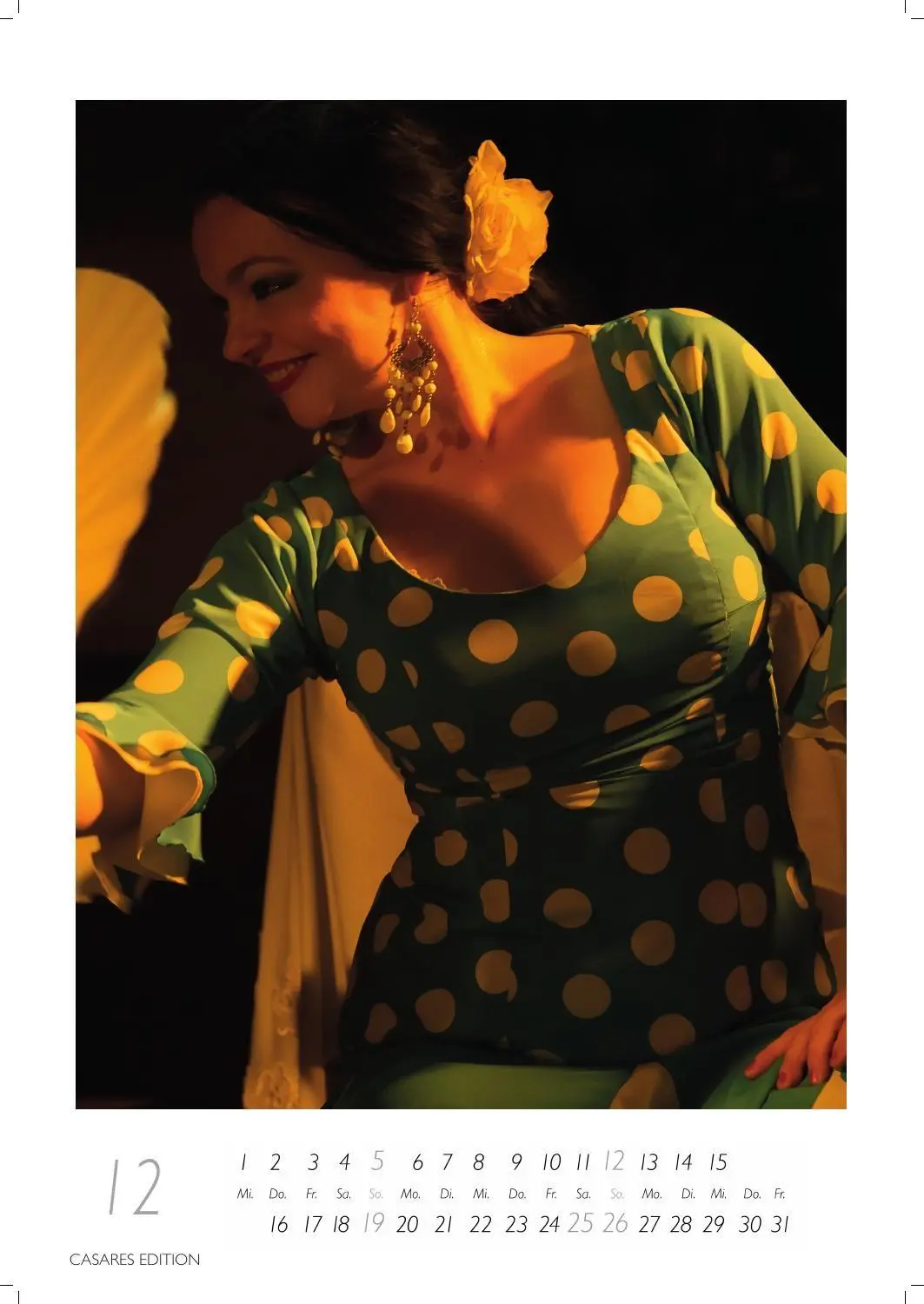 Bild: 9781835247969 | Flamenco color Kalender 2027 - Wandkalender Fotokalender...