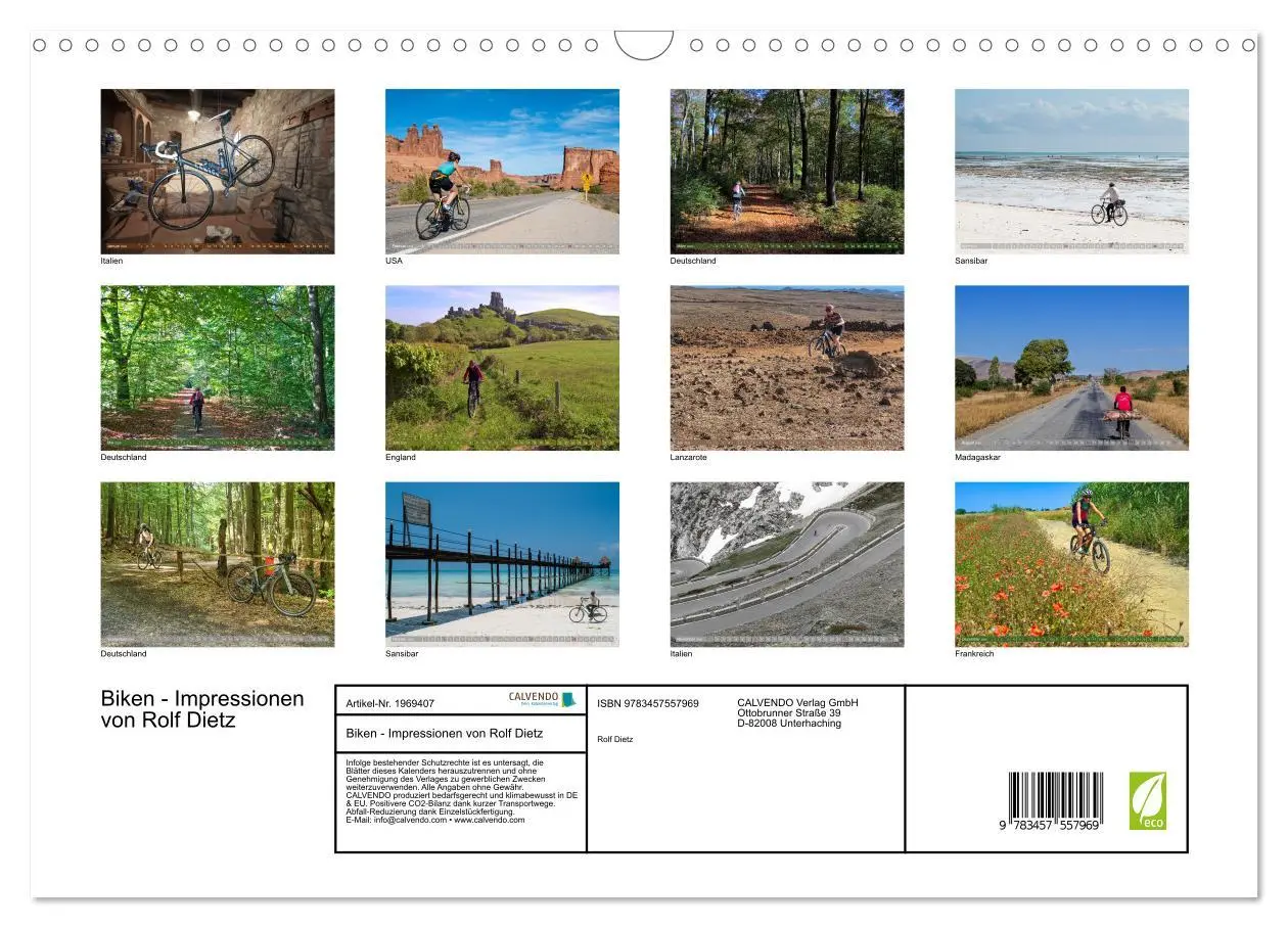 Bild: 9783457557969 | Biken - Impressionen von Rolf Dietz (Wandkalender 2026 DIN A3...