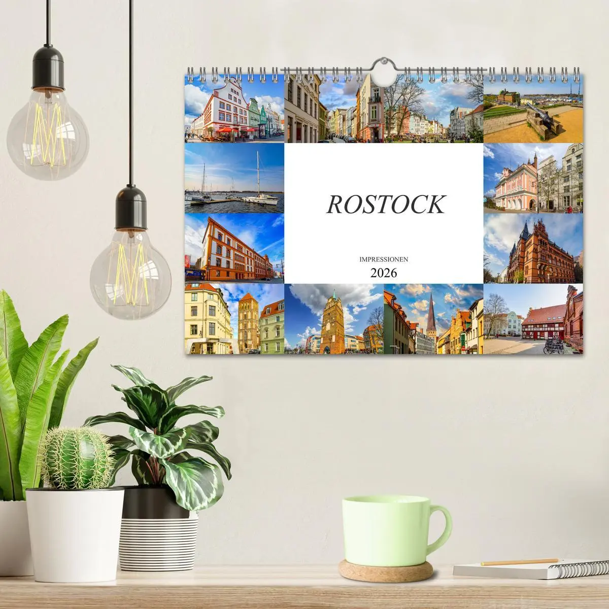 Bild: 9783457797969 | Rostock Impressionen (Wandkalender 2026 DIN A4 quer), CALVENDO...