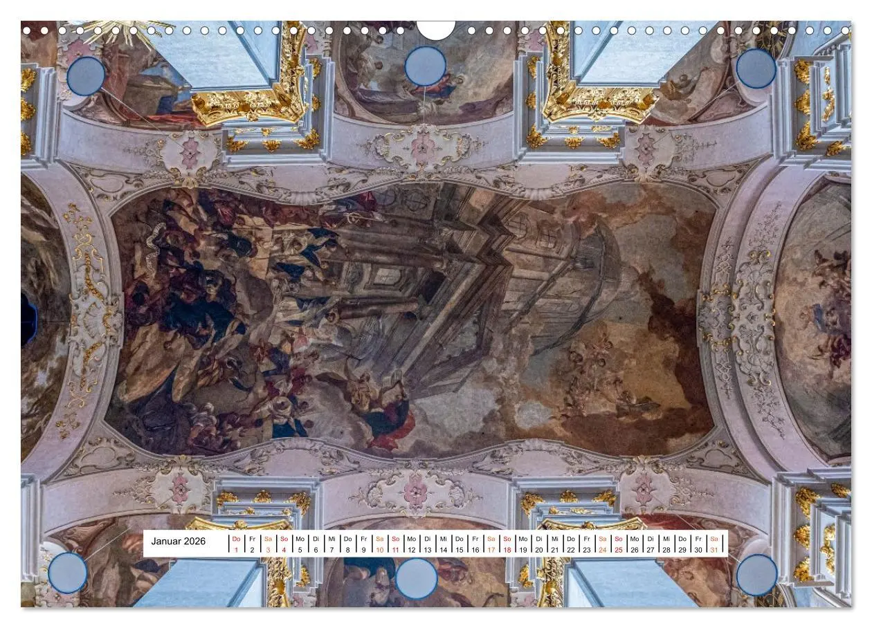 Bild: 9783516647969 | Gewölbe des Glaubens - Kirchendecken Europas (Wandkalender 2026 DIN...