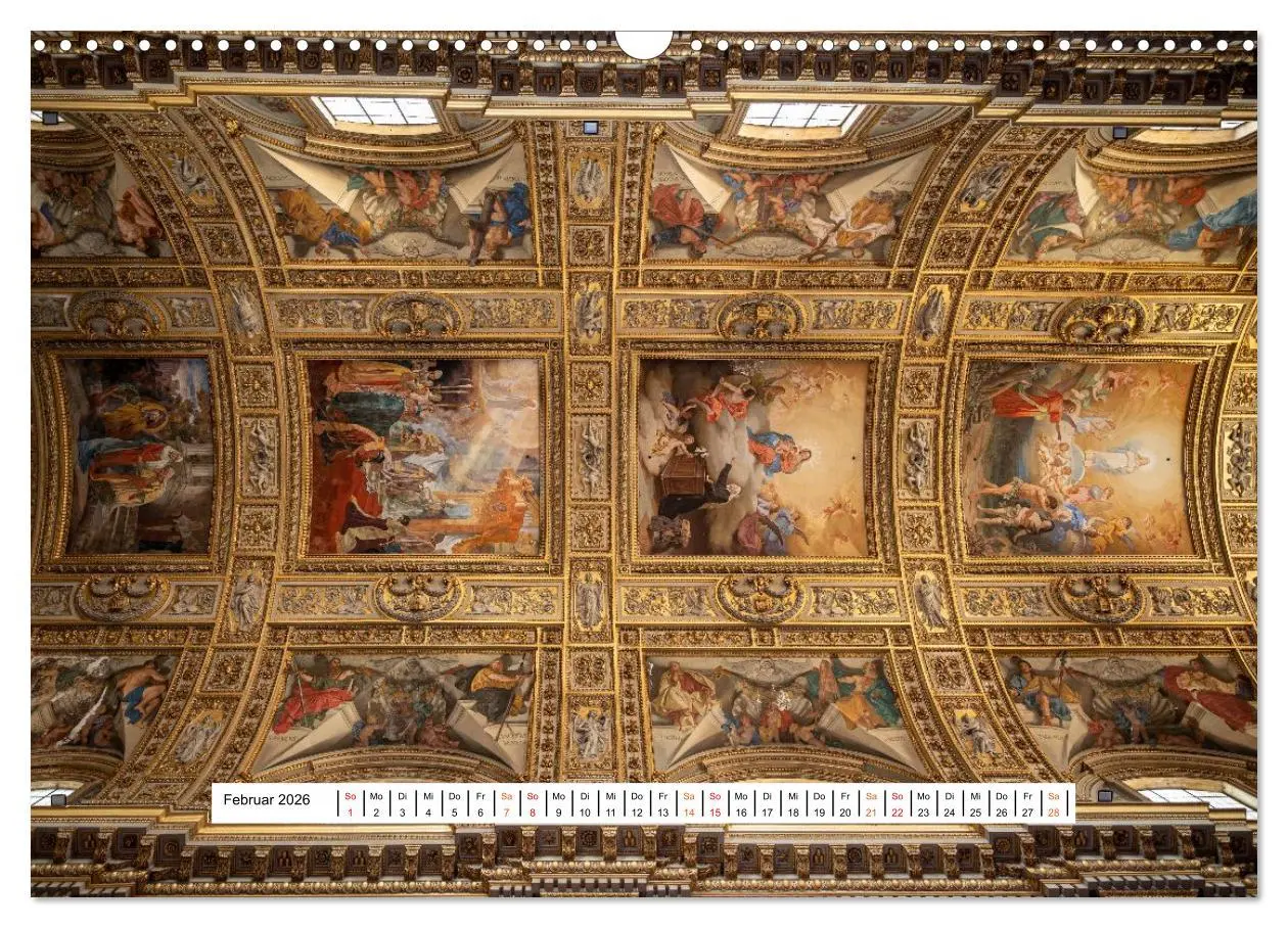 Bild: 9783516647969 | Gewölbe des Glaubens - Kirchendecken Europas (Wandkalender 2026 DIN...