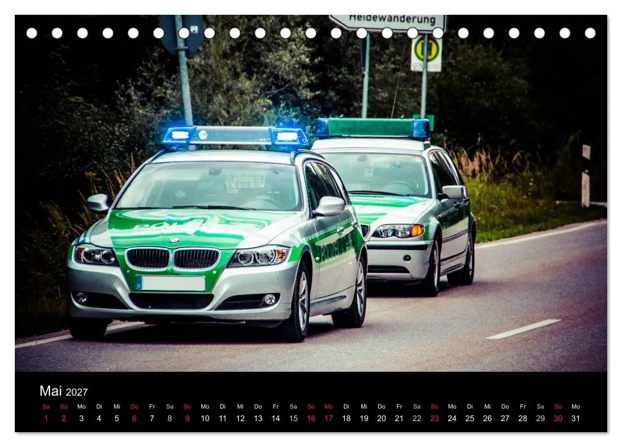Bild: 9783594177969 | Einsatzfahrzeuge - Bayern (Tischkalender 2027 DIN A5 quer),...