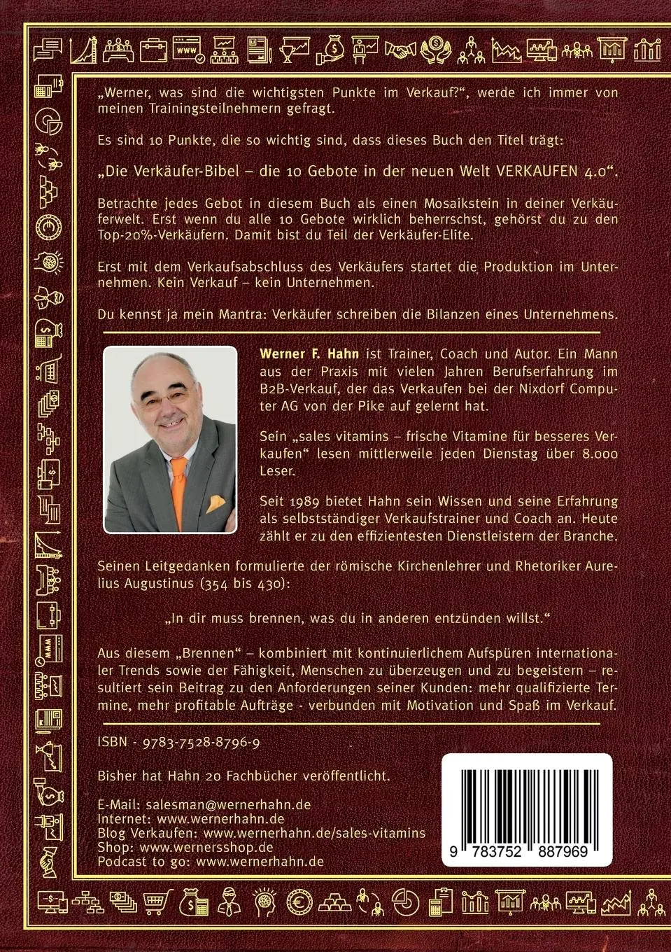 Rückseite: 9783752887969 | Die Verkäufer-Bibel | Die 10 Gebote in der neuen Welt: Verkaufen 4.0