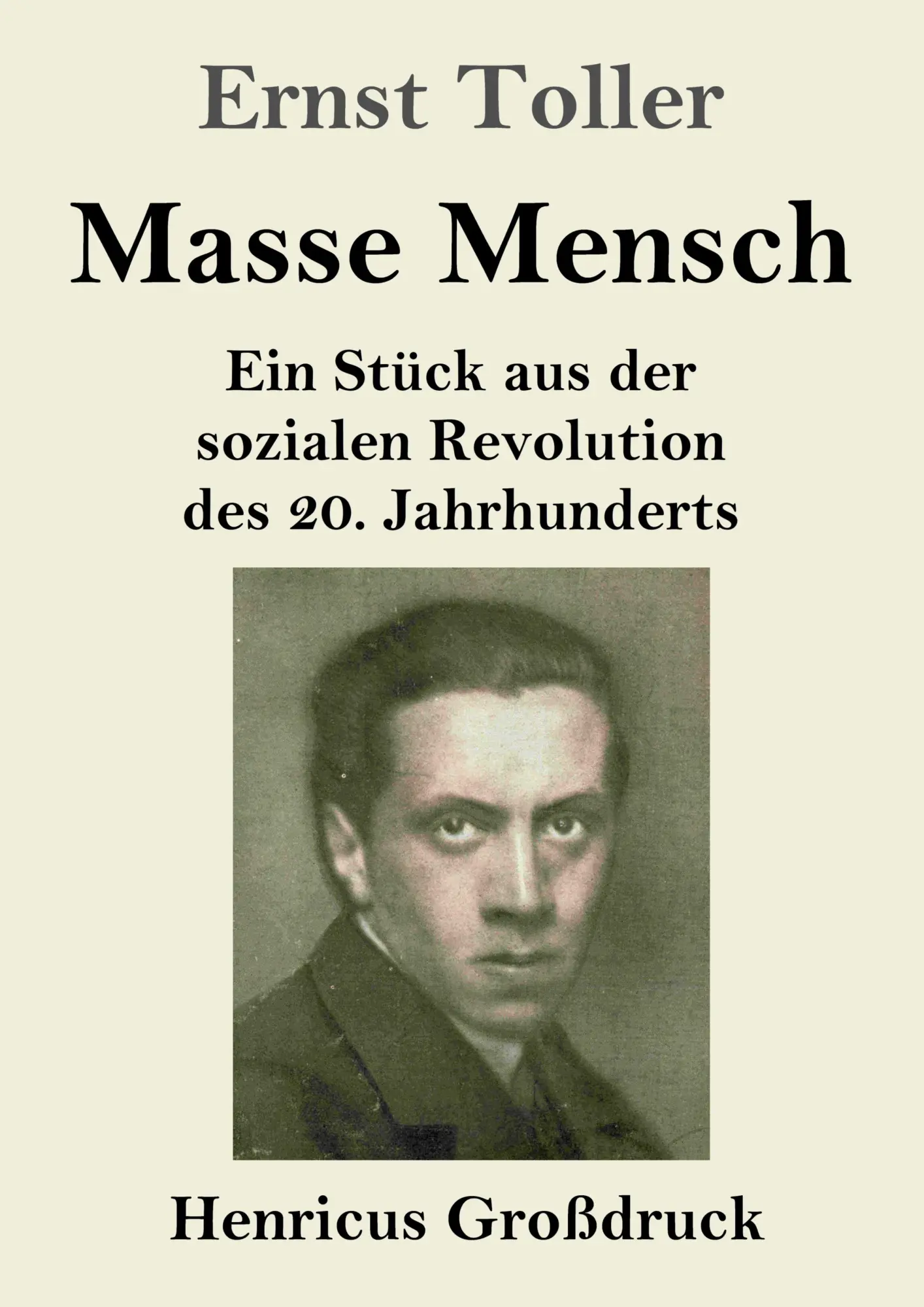 Cover: 9783847857969 | Masse Mensch (Großdruck) | Ernst Toller | Taschenbuch | 76 S. | 2026