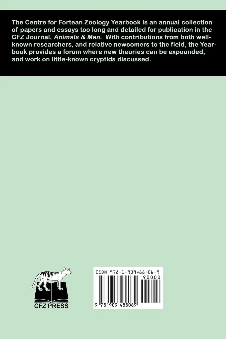 Rückseite: 9781909488069 | Centre for Fortean Zoology Yearbook 2013 | Jonathan Downes | Buch