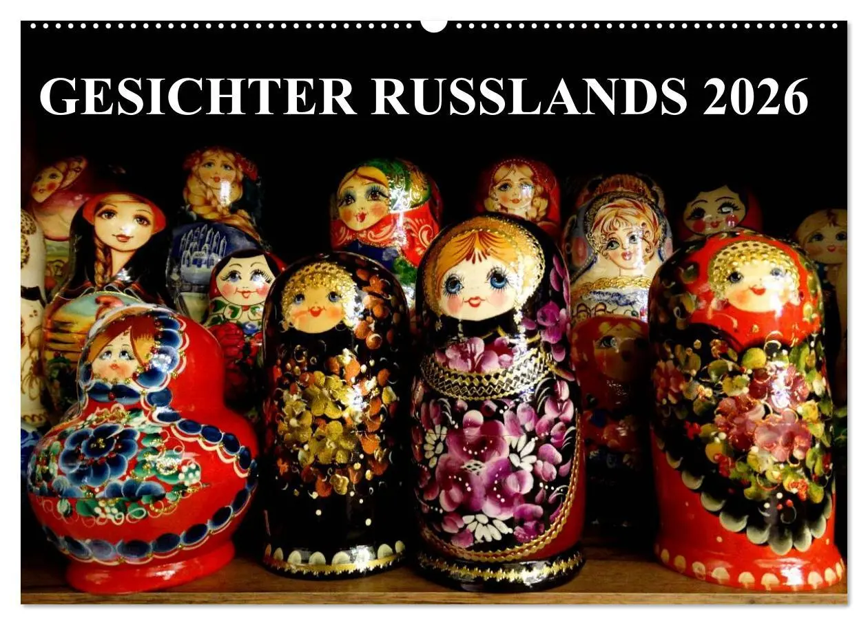 Cover: 9783516088069 | GESICHTER RUSSLANDS 2026 (Wandkalender 2026 DIN A2 quer), CALVENDO...
