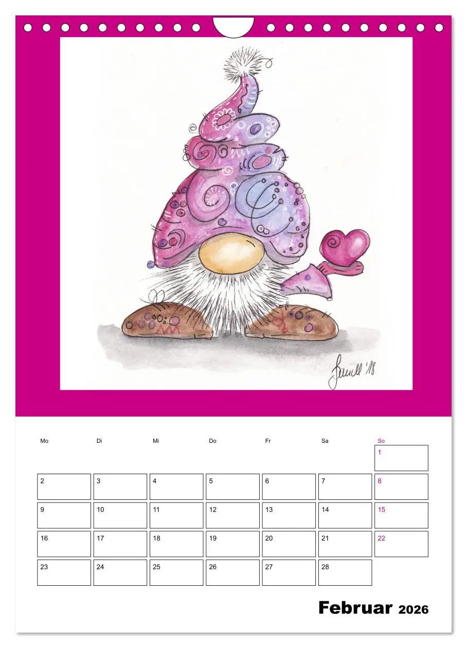 Bild: 9783516398069 | WichtelParade (Wandkalender 2026 DIN A4 hoch), CALVENDO Monatskalender