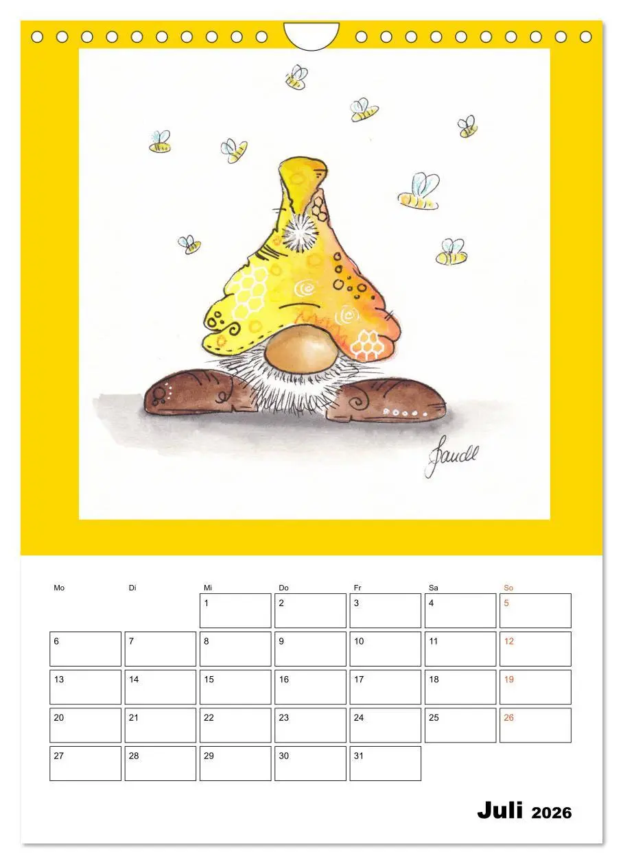Bild: 9783516398069 | WichtelParade (Wandkalender 2026 DIN A4 hoch), CALVENDO Monatskalender