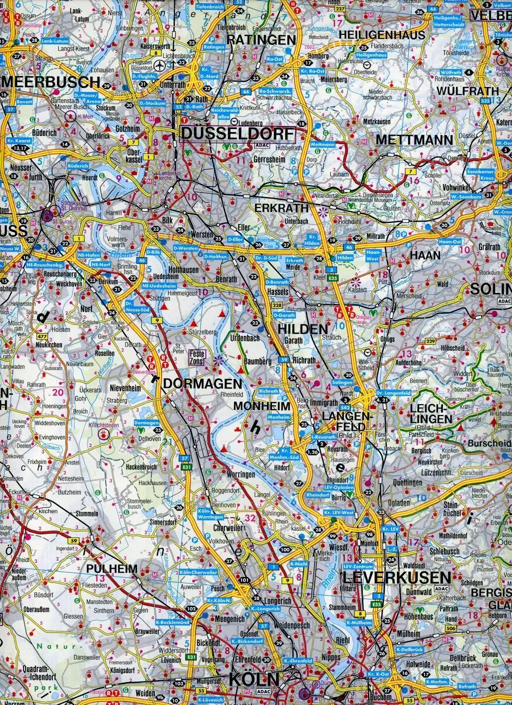 Bild: 9783707918069 | Westfalen - Rheinland Pfalz - Saarland, Autokarte 1:150.000, Blatt 6