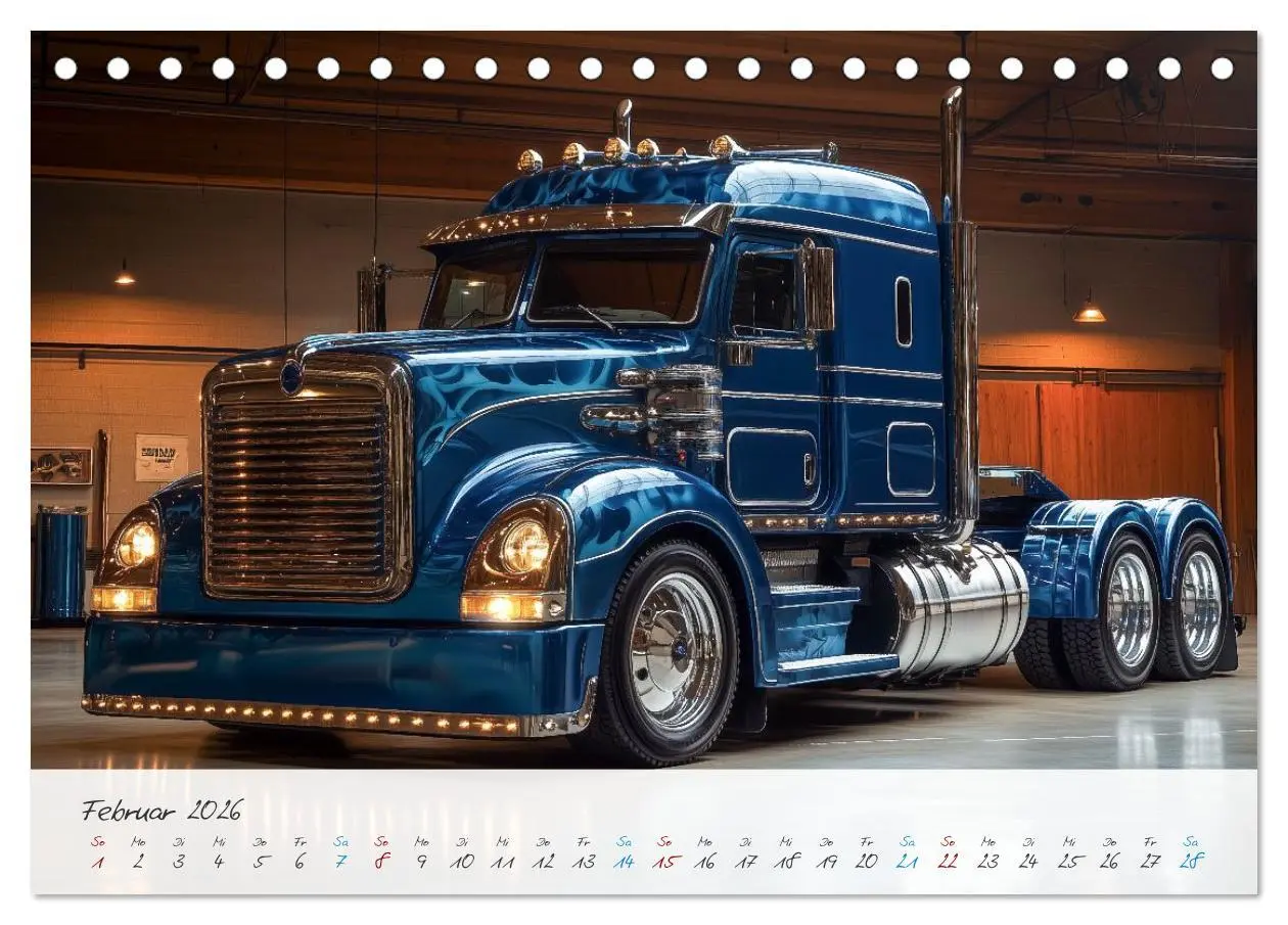 Bild: 9783457298169 | Giganten der Straße (Tischkalender 2026 DIN A5 quer), CALVENDO...