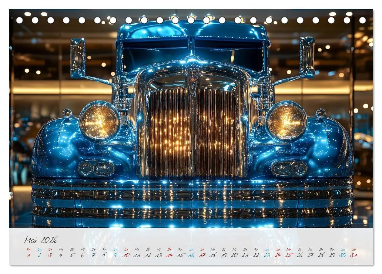 Bild: 9783457298169 | Giganten der Straße (Tischkalender 2026 DIN A5 quer), CALVENDO...