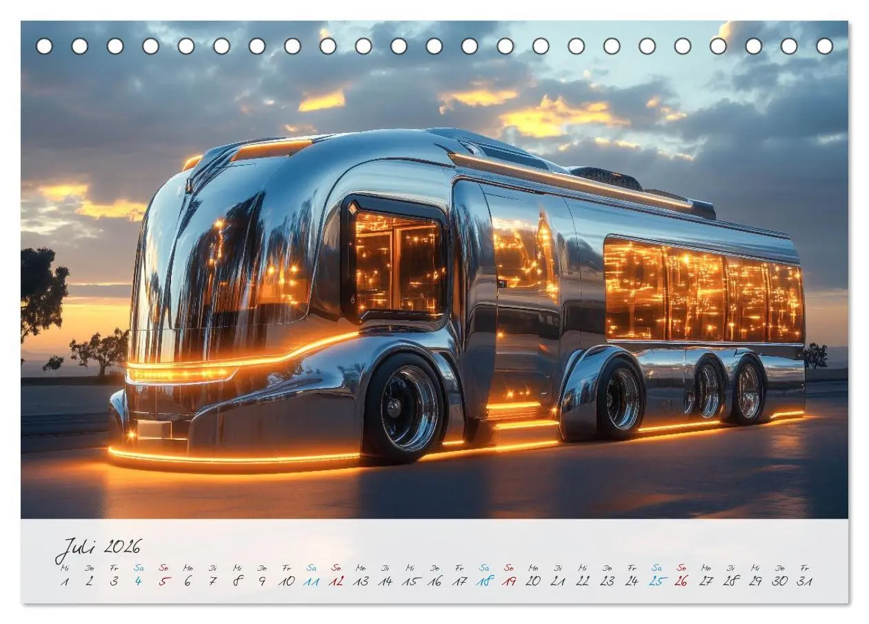 Bild: 9783457298169 | Giganten der Straße (Tischkalender 2026 DIN A5 quer), CALVENDO...