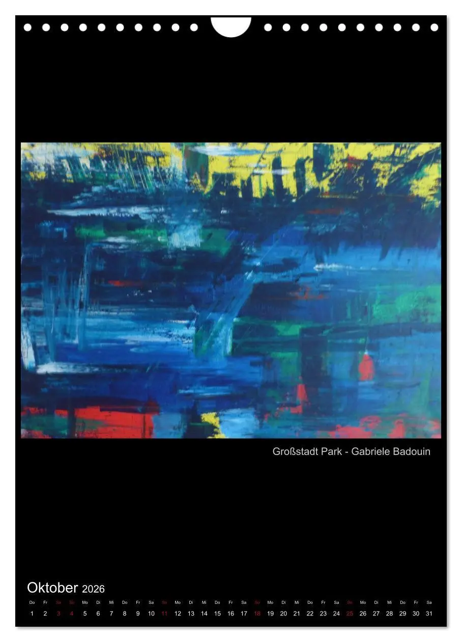 Bild: 9783516458169 | Kunstkalender der Moerser Palette e.V. - Abstraktes (Wandkalender...