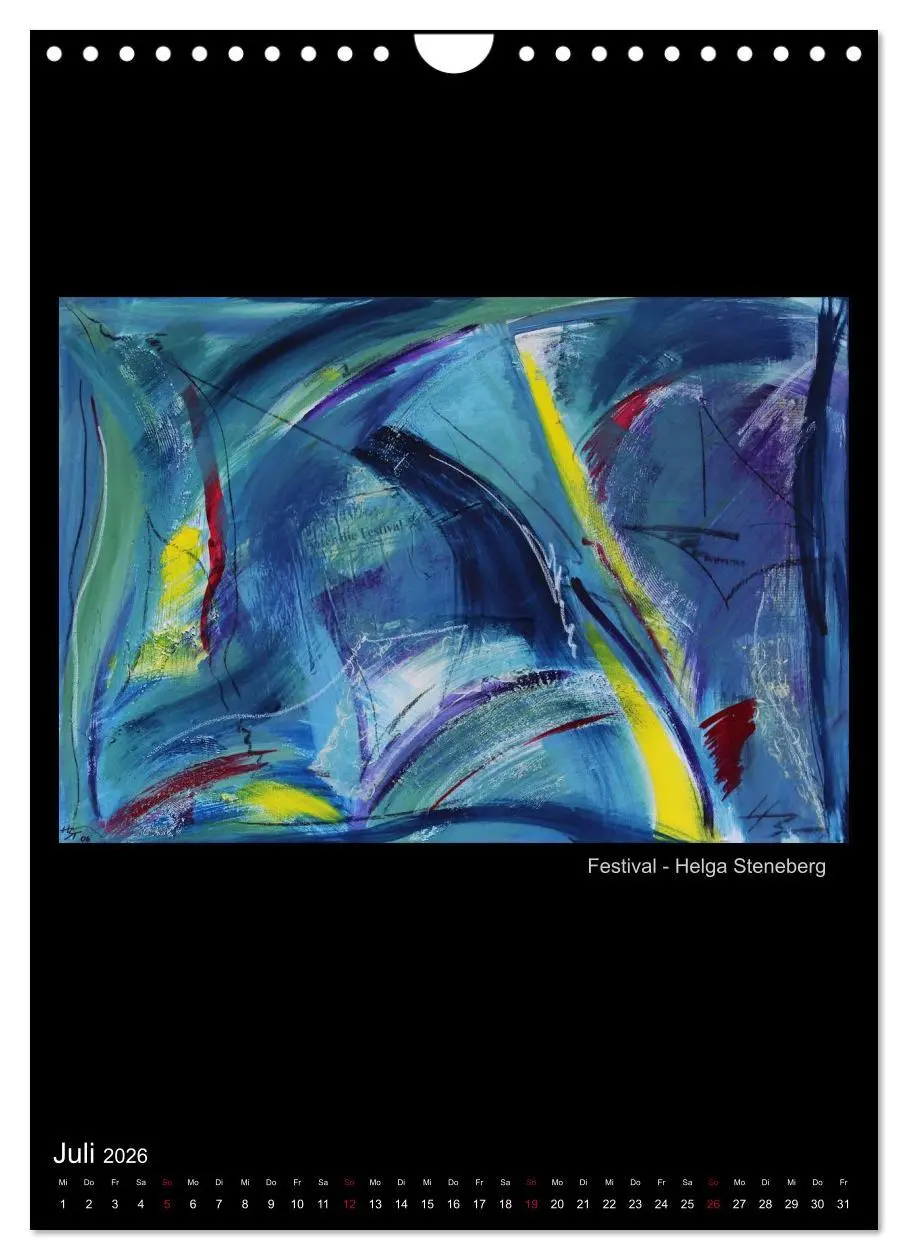 Bild: 9783516458169 | Kunstkalender der Moerser Palette e.V. - Abstraktes (Wandkalender...