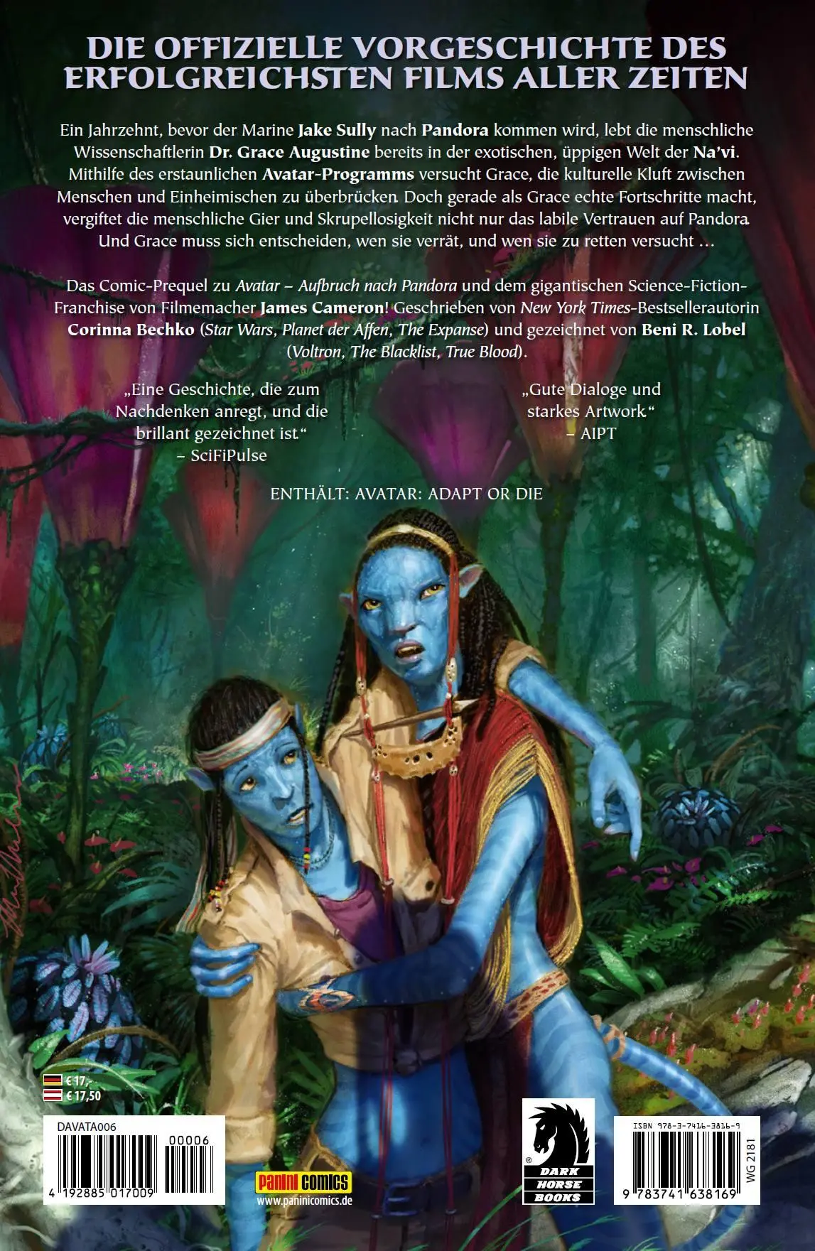 Rückseite: 9783741638169 | Avatar: Gemeinsam gegen den Tod | Corinna Bechko (u. a.) | Taschenbuch