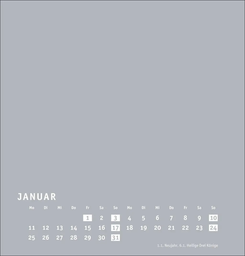 Bild: 9783756418169 | Premium-Bastelkalender silbergrau mittel 2027 | Heye | Kalender | 2027