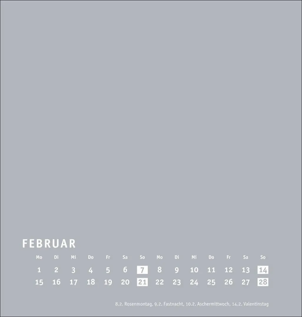 Bild: 9783756418169 | Premium-Bastelkalender silbergrau mittel 2027 | Heye | Kalender | 2027